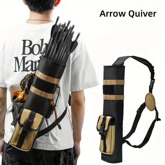 PSKOOK Convertible Archery Quiver (Back & Hip Carry)
