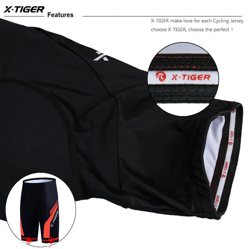 X-TIGER Pro Competition Padded Cycling Shorts