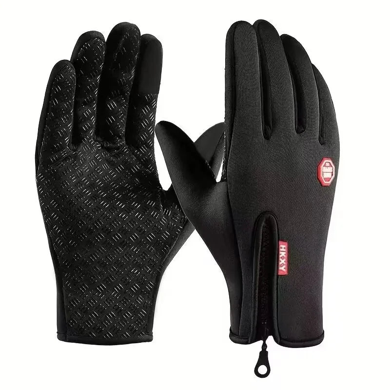 Waterproof Touchscreen Thermal Gloves for Outdoor Sports