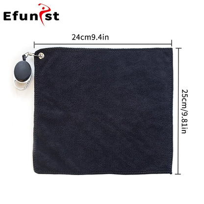 Retractable Microfiber Golf Towel