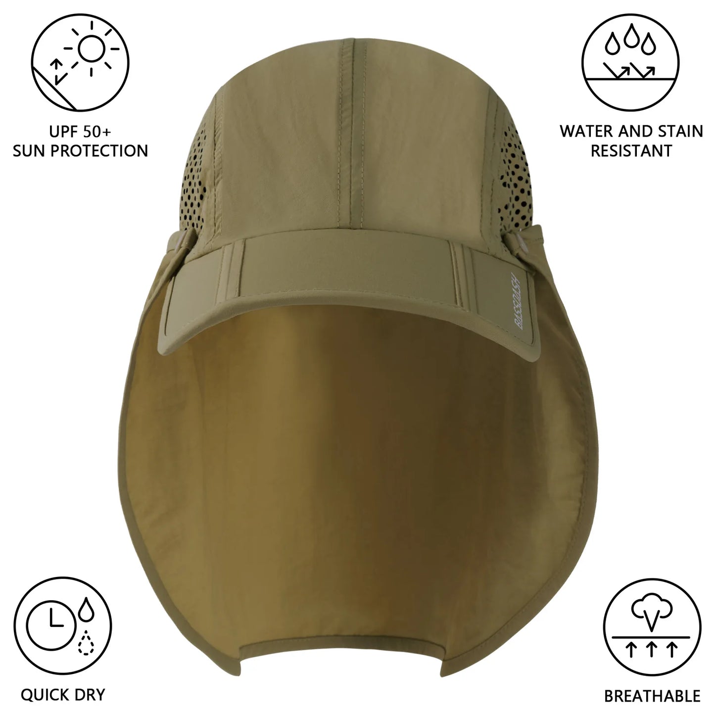 BASSDASH UPF 50+ Convertible Sun Hat