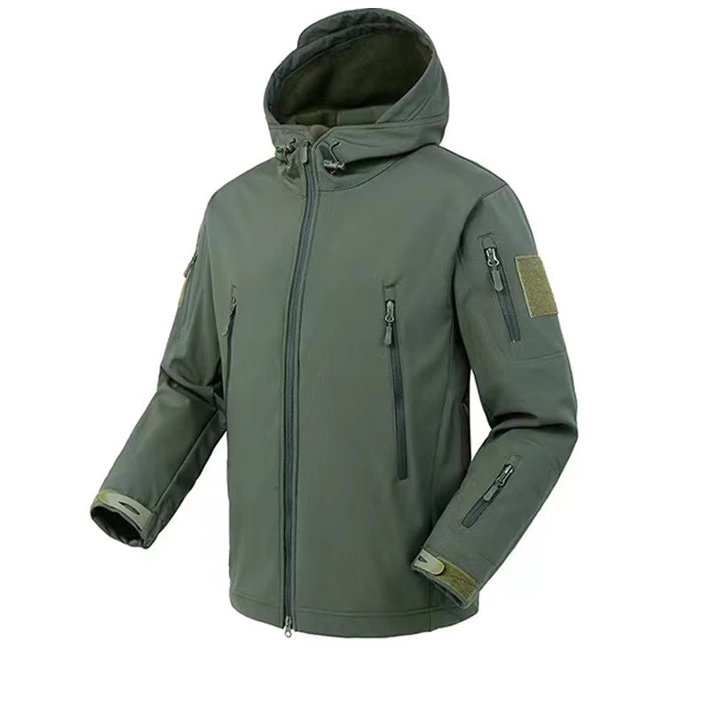 Waterproof Fleece-Lined Softshell Jacket & Pants Set
