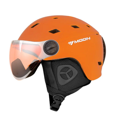 MOON Professional Ski & Snowboard Helmet (with Optional Visor)