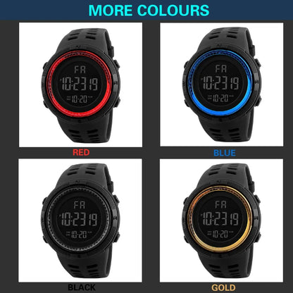 Rugged Digital Sports & Outdoor Watch