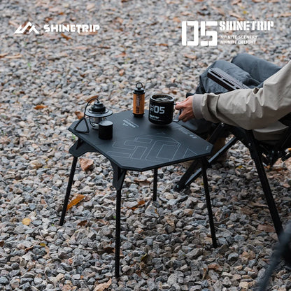 ShineTrip Ultra-light 2-in-1 Convertible Camping Table