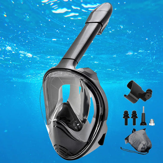 180° Panoramic Full-Face Snorkel Mask