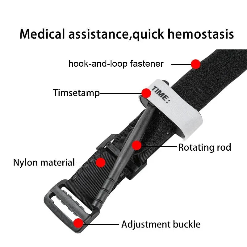 Tactical Tourniquet & Trauma Shear First Aid Kit