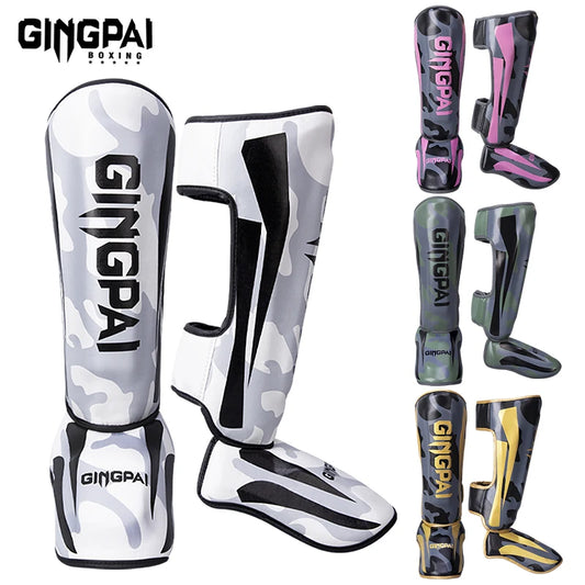 GINGPAI Camo Martial Arts Shin Guards