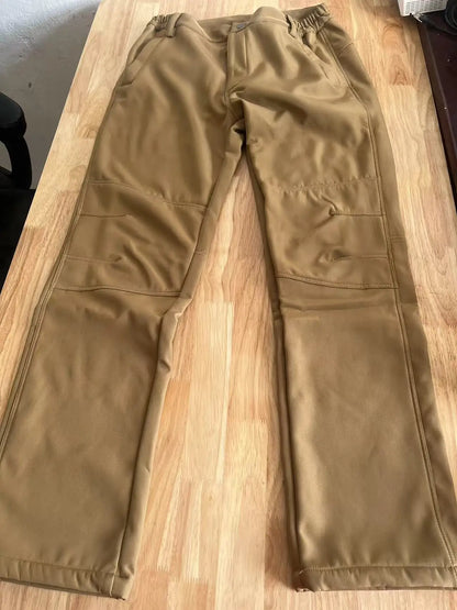 Waterproof Fleece-Lined Softshell Jacket & Pants Set