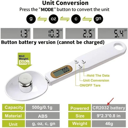 Precision Digital Measuring Spoon