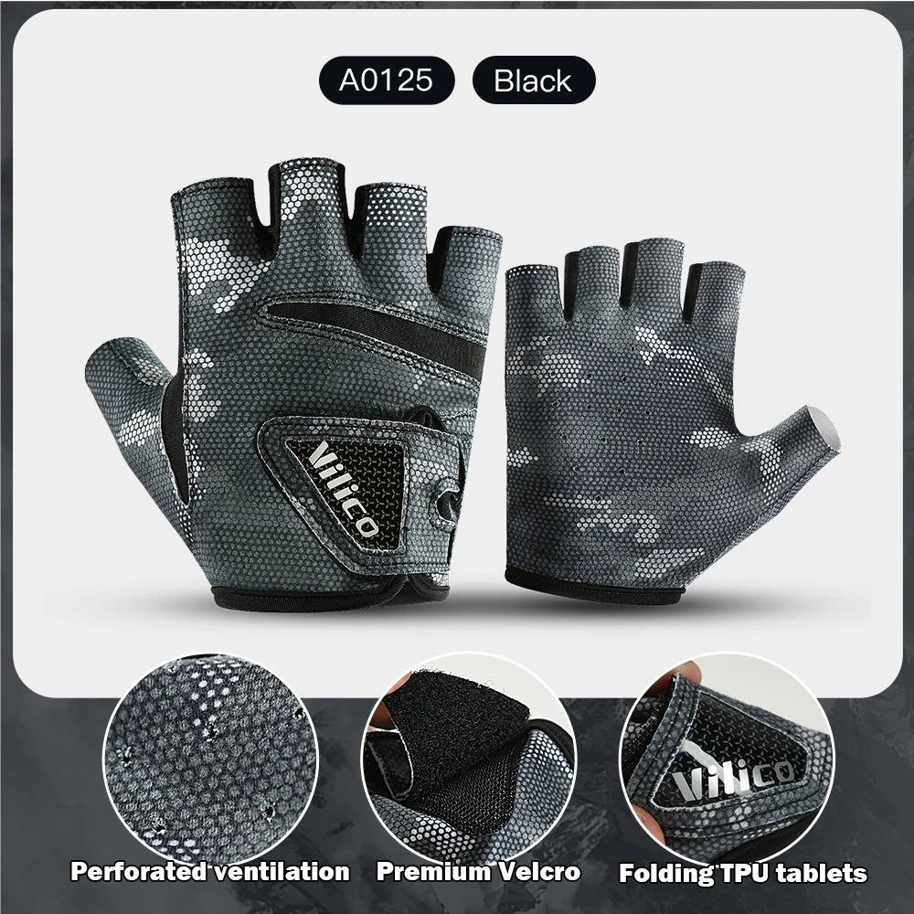 Three-Finger Breathable Fishing Gloves with UV Protection