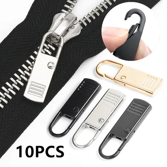 Instant Clip-On Metal Zipper Pulls