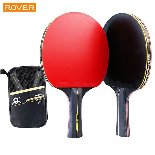 Professional Table Tennis Racket Set 2PCS - 5/6 Star