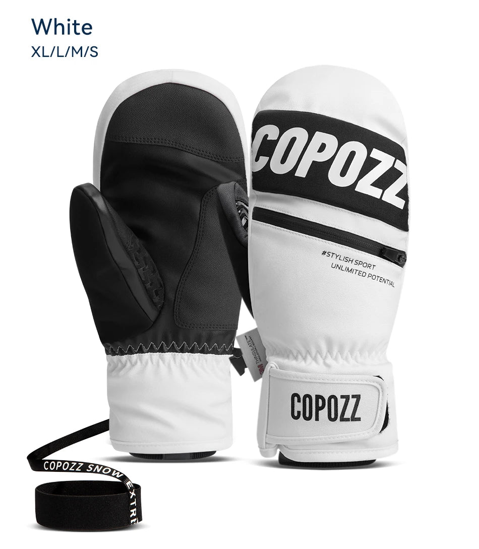 COPOZZ 3M Thinsulate Waterproof Ski Mittens
