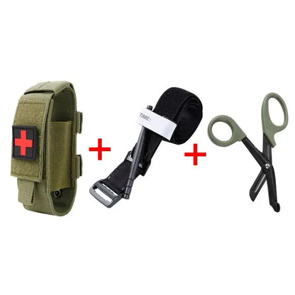 Tactical Tourniquet & Trauma Shear First Aid Kit