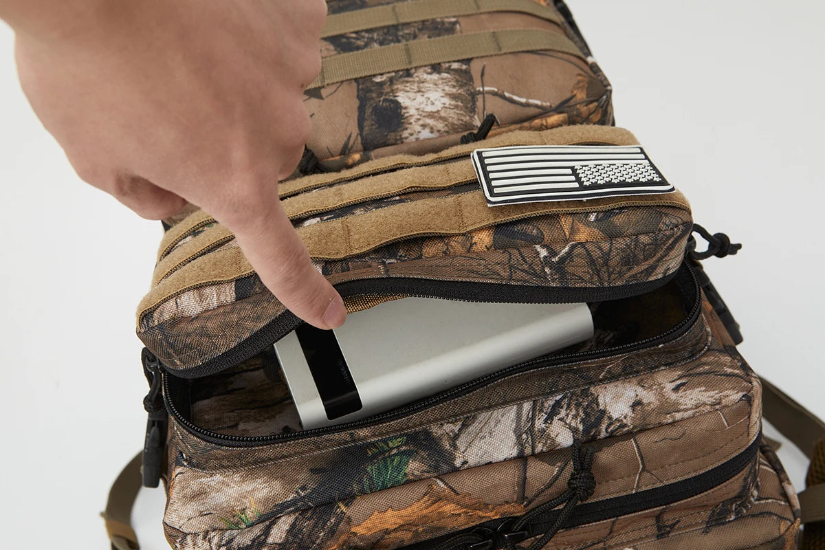 45L Tactical MOLLE Backpack for Hiking & Trekking