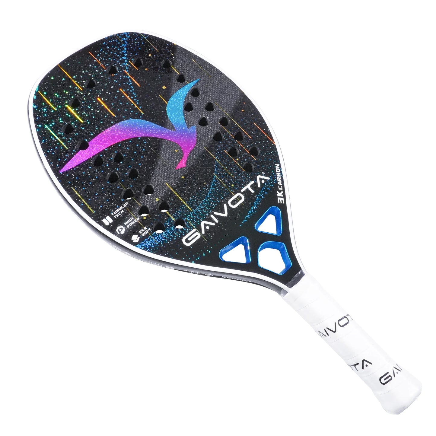 Beach Tennis Racket GAIVOTA BTG-2503 3K Carbon + Backpack (2025)