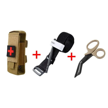 Tactical Tourniquet & Trauma Shear First Aid Kit