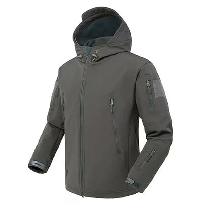 Waterproof Fleece-Lined Softshell Jacket & Pants Set