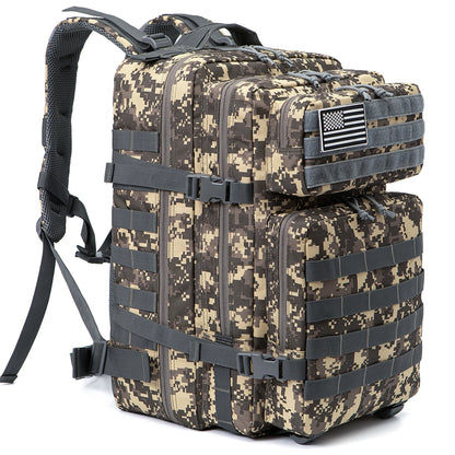 45L Tactical MOLLE Backpack for Hiking & Trekking