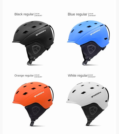 MOON Professional Ski & Snowboard Helmet (with Optional Visor)