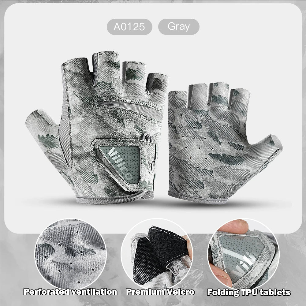 Three-Finger Breathable Fishing Gloves with UV Protection