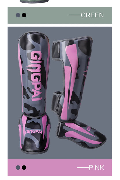 GINGPAI Camo Martial Arts Shin Guards