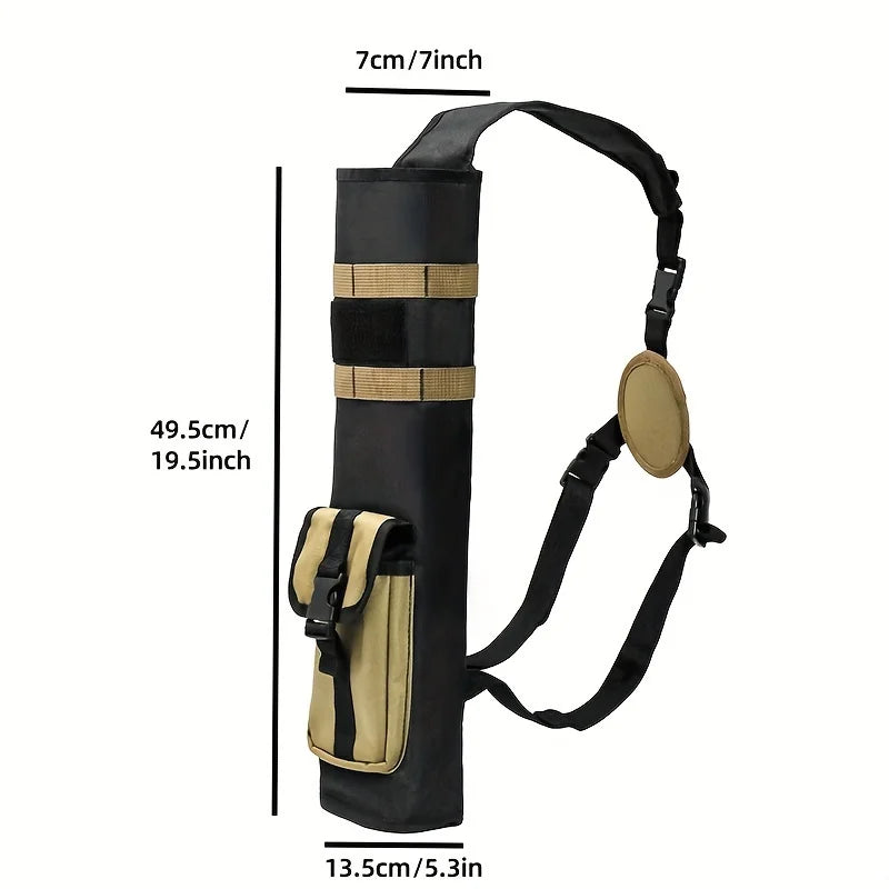 PSKOOK Convertible Archery Quiver (Back & Hip Carry)