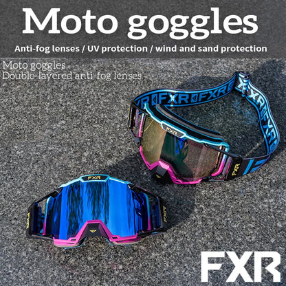 FXR Combat MX & Ski Goggles (Anti-Fog Double Lens)