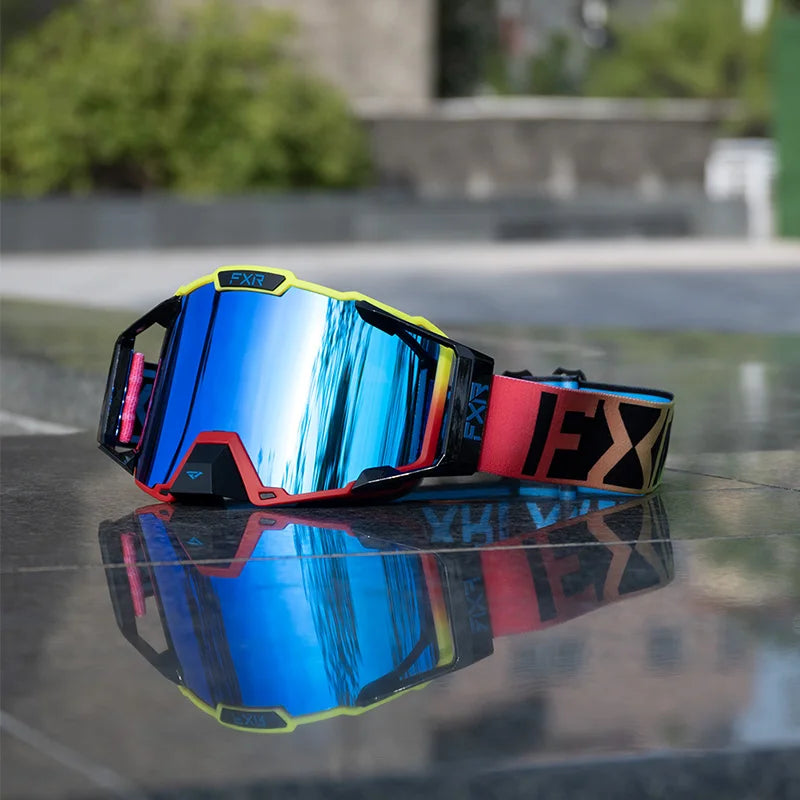 FXR Combat MX & Ski Goggles (Anti-Fog Double Lens)
