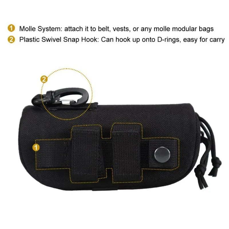Tactical MOLLE Sunglasses & Eyewear Case