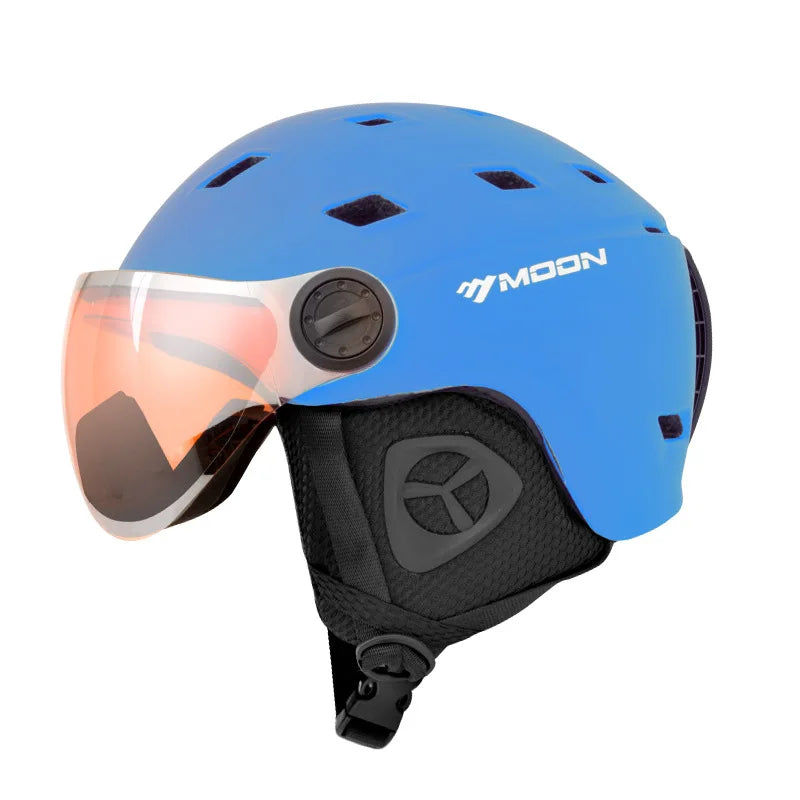 MOON Professional Ski & Snowboard Helmet (with Optional Visor)