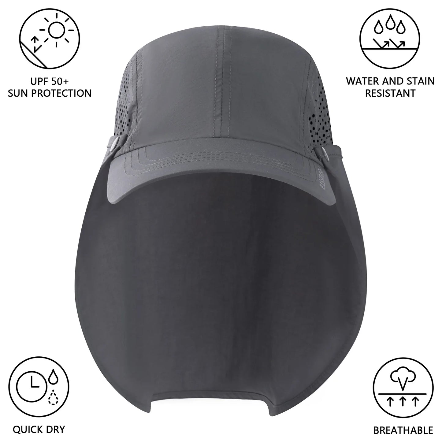 BASSDASH UPF 50+ Convertible Sun Hat