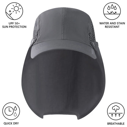 BASSDASH UPF 50+ Convertible Sun Hat