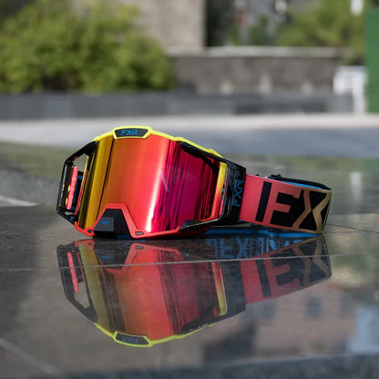 FXR Combat MX & Ski Goggles (Anti-Fog Double Lens)