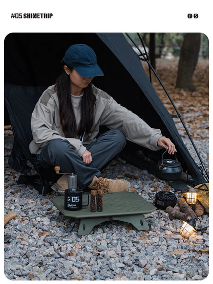 ShineTrip Ultra-light 2-in-1 Convertible Camping Table