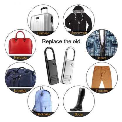 Instant Clip-On Metal Zipper Pulls