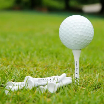 Professional Marked Wooden Golf Tees (50-Pack)