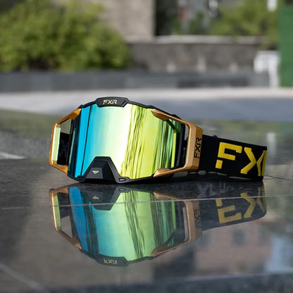 FXR Combat MX & Ski Goggles (Anti-Fog Double Lens)