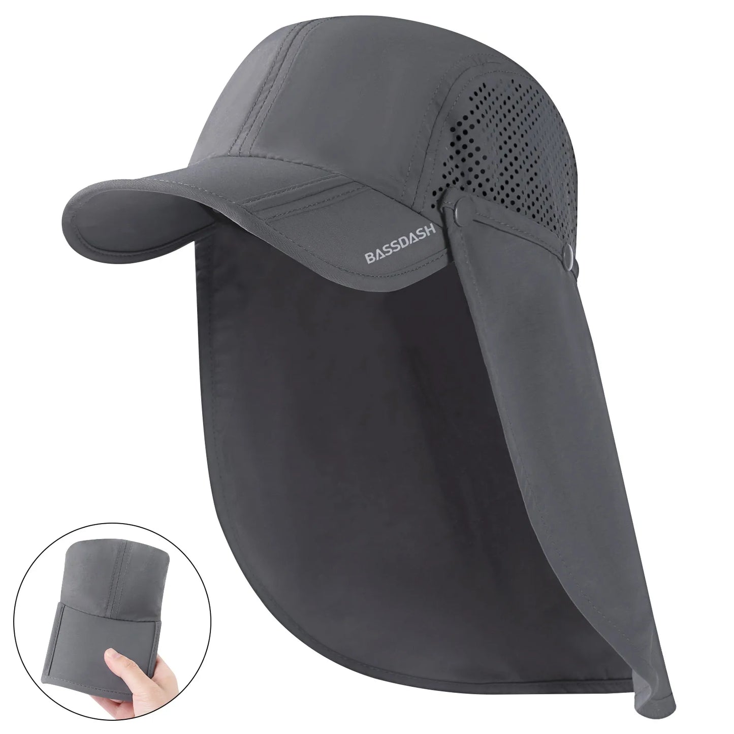 BASSDASH UPF 50+ Convertible Sun Hat