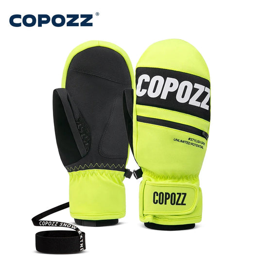 COPOZZ 3M Thinsulate Waterproof Ski Mittens