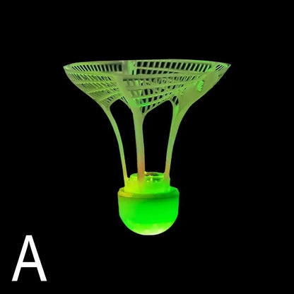 LED Luminous & Windproof Badminton Shuttlecocks