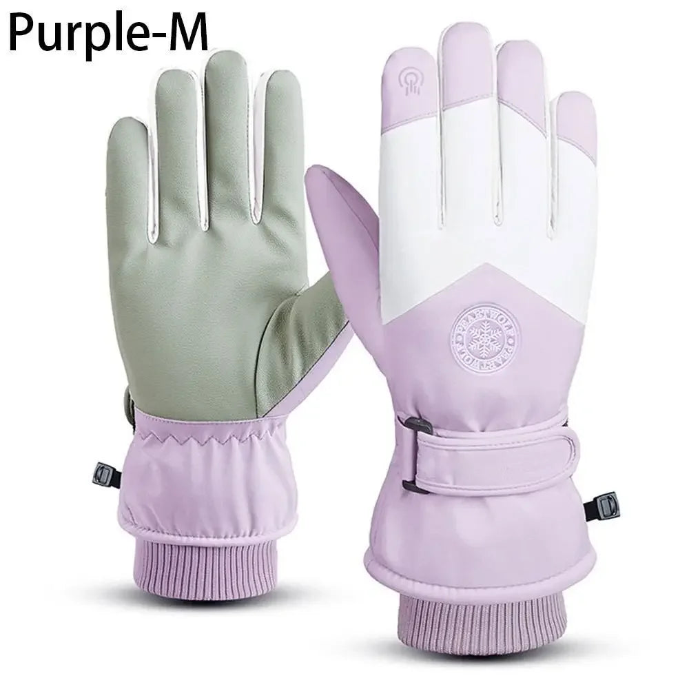 Waterproof Fleece-Lined Winter Sports Gloves