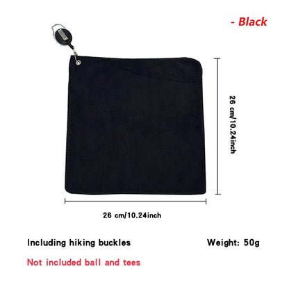 Retractable Microfiber Golf Towel
