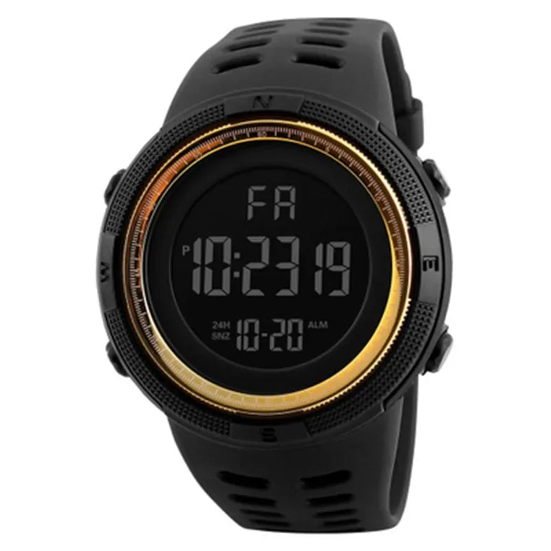 Rugged Digital Sports & Outdoor Watch