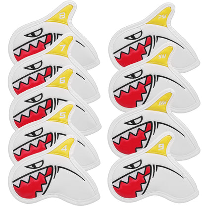 Premium PU Leather Iron Headcover Set