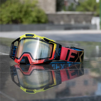 FXR Combat MX & Ski Goggles (Anti-Fog Double Lens)