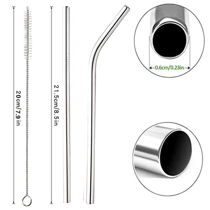 Reusable Stainless Steel Straws