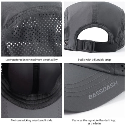 BASSDASH UPF 50+ Convertible Sun Hat