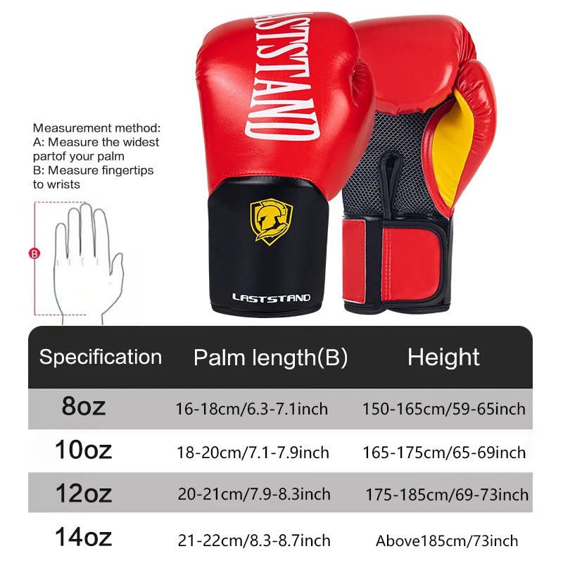 LASTSTAND Pro Training Boxing Gloves (8-14oz)